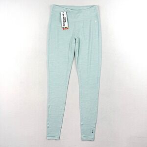 Smartwool Classic Thermal Baselayer Pant S Womens Merino Blend Aqua Heather NEW